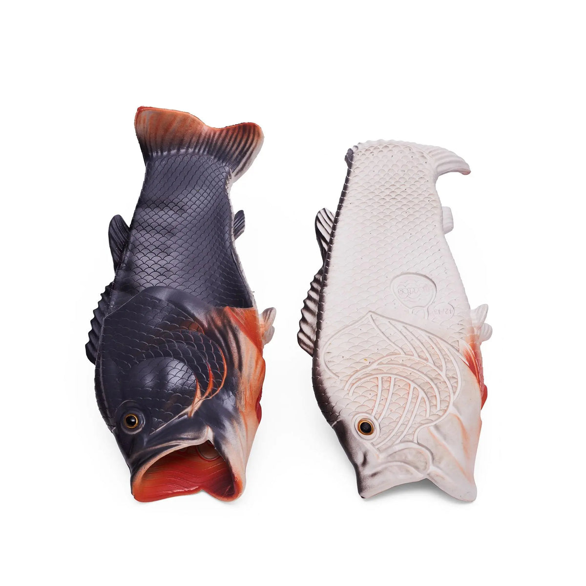 Coddies Fish Flip Flops | The Original Fish Slippers | Funny Gift, Unisex  Sandals, Bass Slides, Pool, Beach & Shower Shoes | Men, Women & Kids (Green