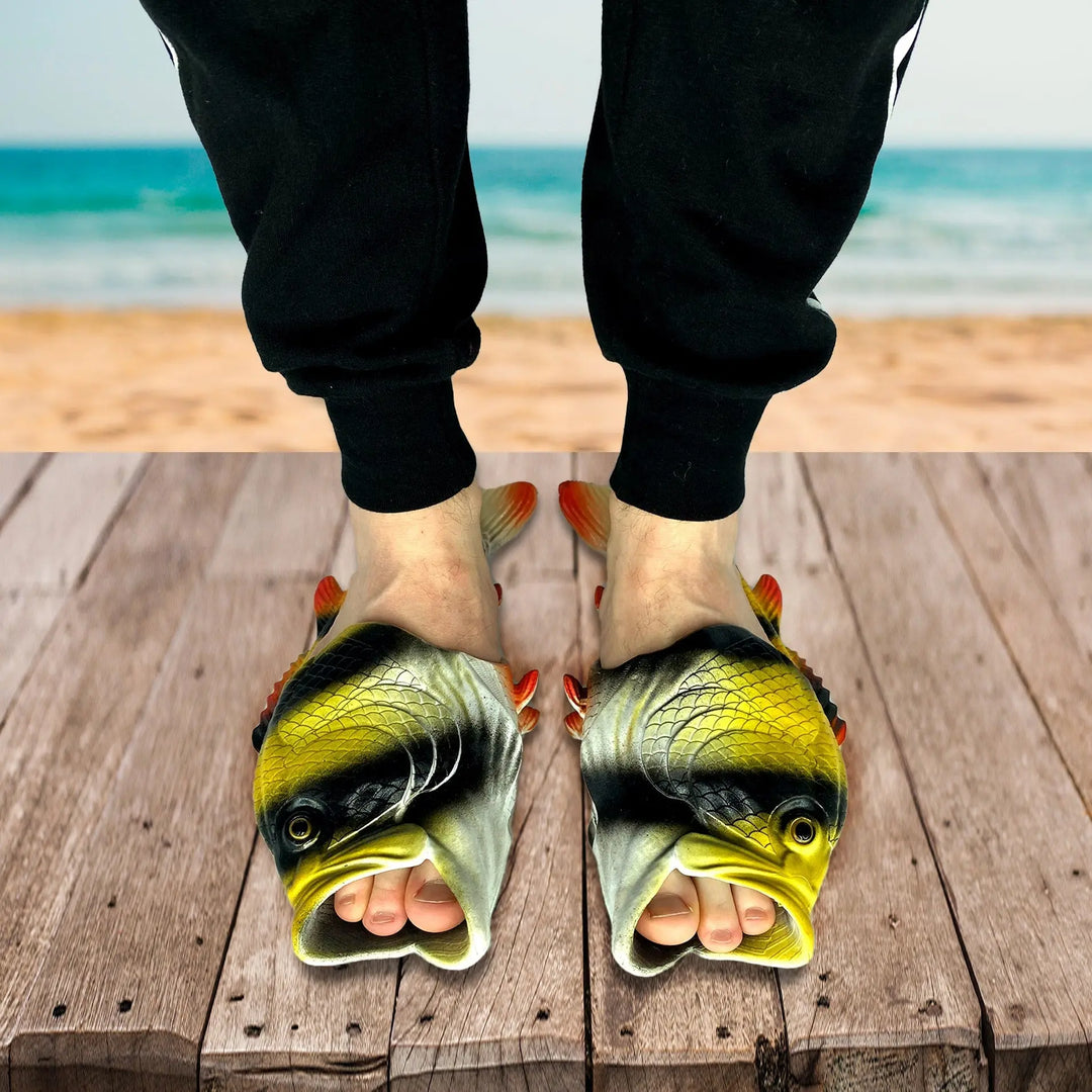 The Official Coddies Fish Flip Flops Ultimate Gift Incredible Fish Style Flip Flops