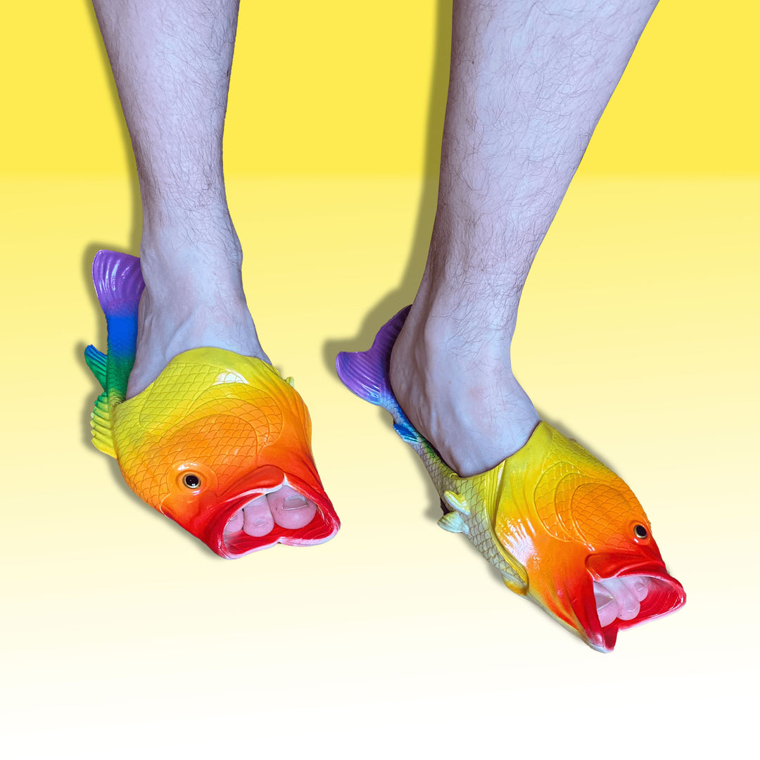 The Official Coddies Fish Flip Flops Ultimate Gift Incredible Fish Style Flip Flops